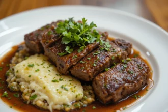 Gourmet Beef Dish With Herbs