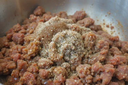 Ground Beef Mixture With Seasoning