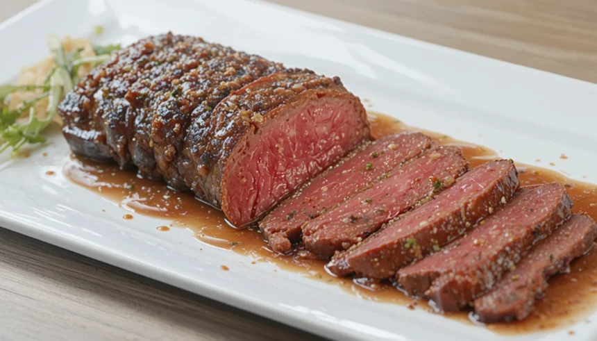 Sliced Wagyu Beef With Sauce