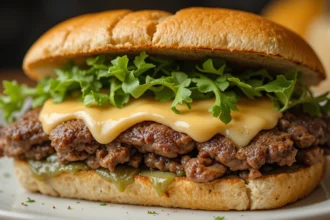 Philly Cheese Steak Sandwich Recipe With Hamburger Ground Beef