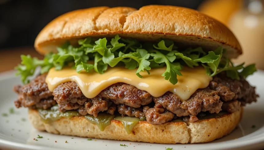 Philly Cheese Steak Sandwich Recipe With Hamburger Ground Beef