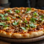 Mexican Pizza With Ground Beef