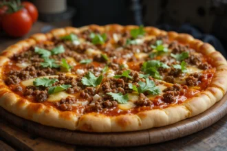 Mexican Pizza With Ground Beef