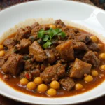 Moroccan Beef Stew With Chickpeas