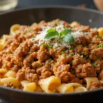 How To Make Rigatoni With Ground Beef