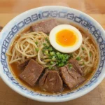Beef Ramen With Soft-Boiled Egg