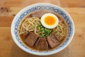 Beef Ramen With Soft-Boiled Egg