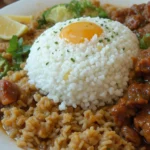 Nasi Lemak With Beef Rendang