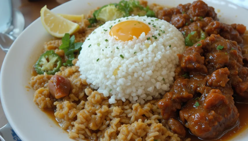 Nasi Lemak With Beef Rendang