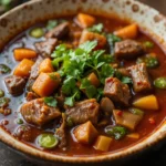 Indonesian Beef Soup With Chili Sauce