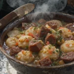 Traditional Czech Beef Stew With Dumplings