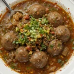 Indonesian Beef Soup With Meatballs