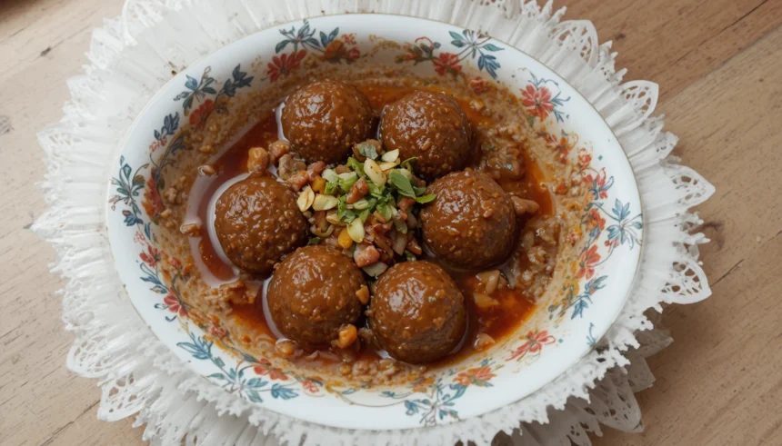 Indonesian Beef Stew With Meatballs
