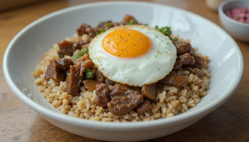 Korean Beef Fried Rice With Egg