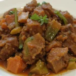 Indonesian Beef Rendang With Vegetables