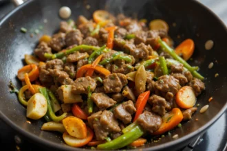 Wok With Beef And Vegetables