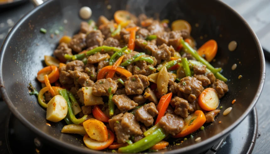 Wok With Beef And Vegetables