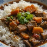 Filipino Beef Stew With Rice