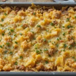 Keto Cheesy Cabbage Casserole With Ground Beef
