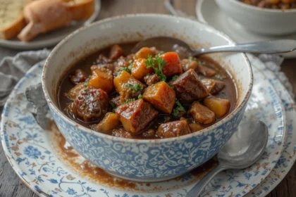 Braised Beef Stew With Bread