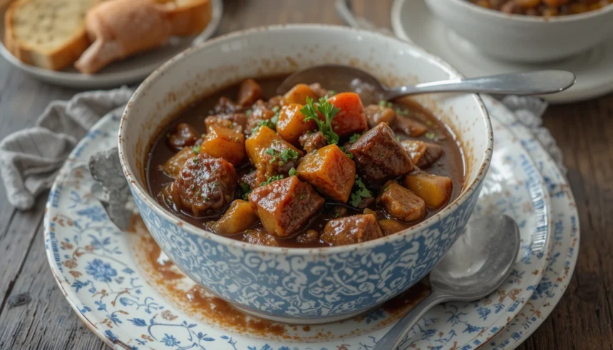 Braised Beef Stew With Bread