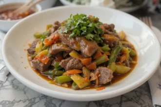 Vietnamese Beef Salad With Sauce