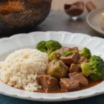 Beef Stew With Rice And Broccoli