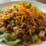Taco Salad With Beef And Cheese