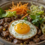 Grilled Beef Bowl With Egg
