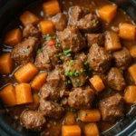Slow Cooker Beef Stew With Carrots