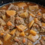 Slow Cooker Beef Stew Recipe With Gravy