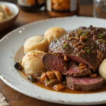 German Roast Beef With Dumplings