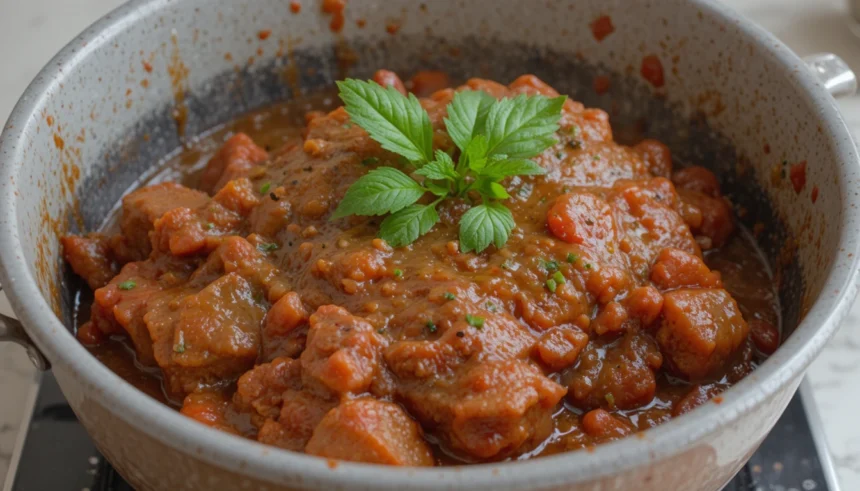 How To Make Beef With Tomato Sauce