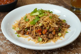 Ground Beef Taco Filling With Toppings