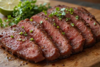Sliced Beef With Fresh Herbs