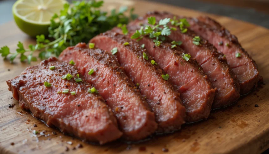 Sliced Beef With Fresh Herbs