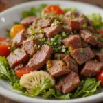 Cold Beef Salad With Vegetables