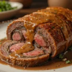 German Beef Rouladen With Gravy