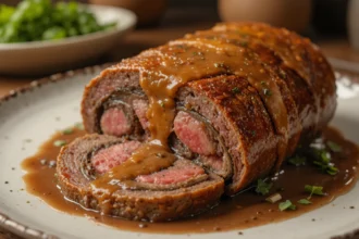 German Beef Rouladen With Gravy