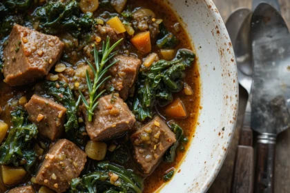 Beef Stew With Kale And Rosemary