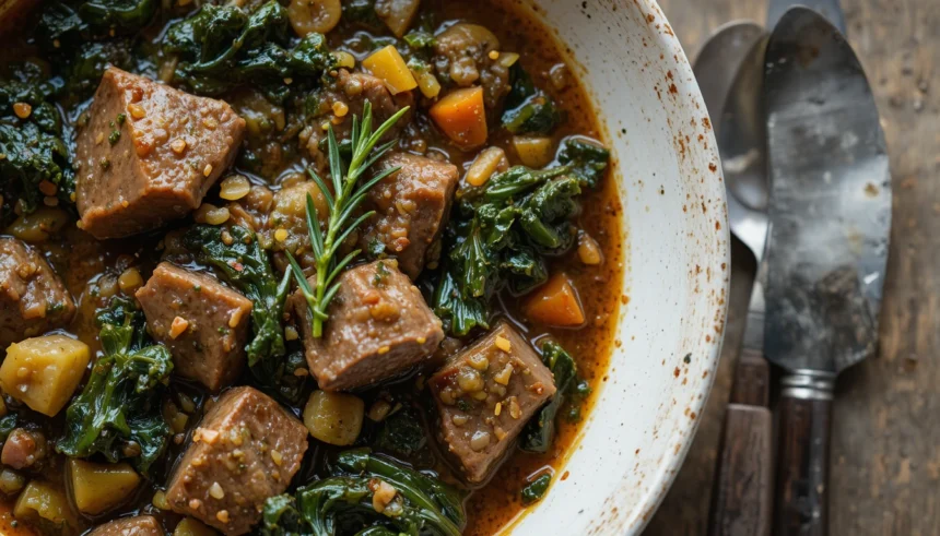 Beef Stew With Kale And Rosemary