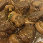 Beef Stew With Mushrooms And Gravy