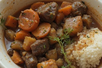 Braised Beef Stew With Carrots