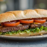 Beef Sandwich With Vegetables