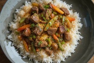 Thai Beef Stir-Fry With Rice